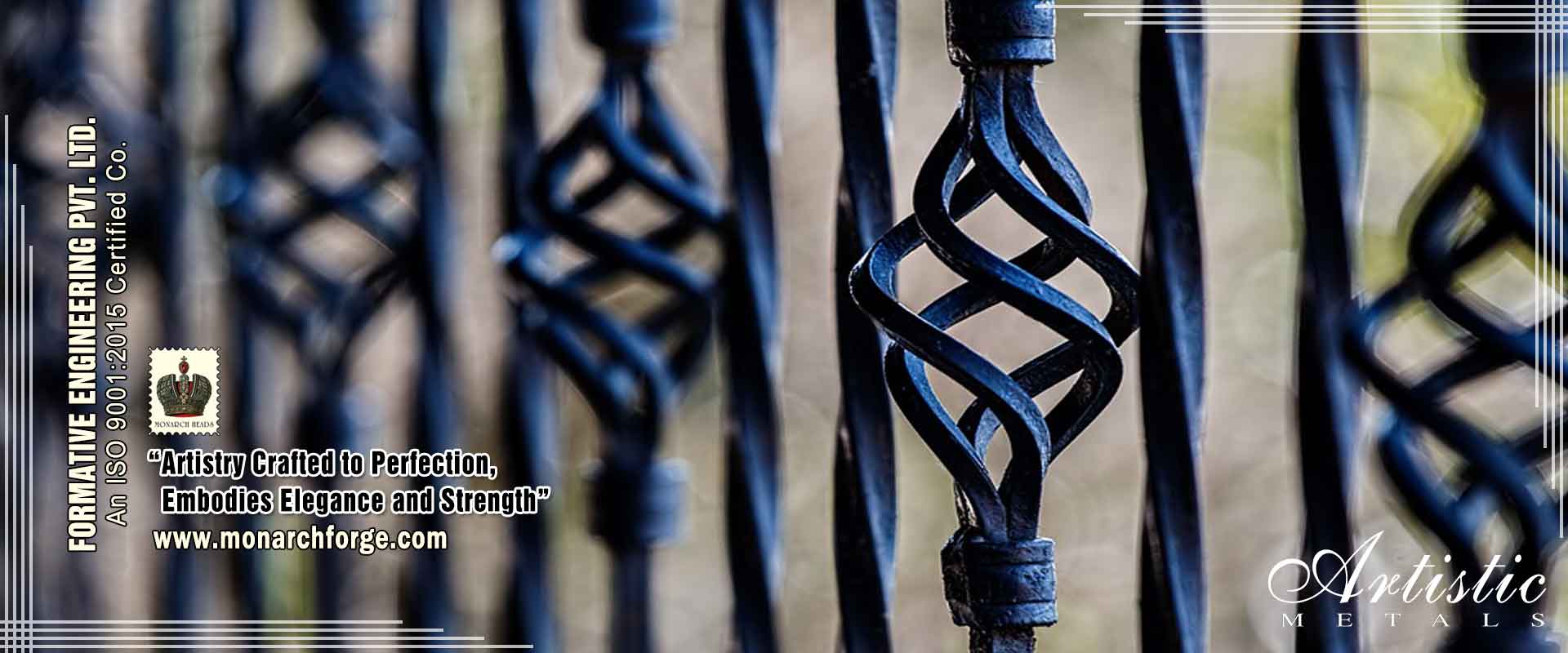Wrought Iron Components Gate Grill Parts Railing & Fencing Accessories Manufacturers Exporters Distributors in India Ludhiana